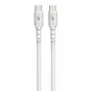 TB USB C - USB C кабел 1m. silicone бял