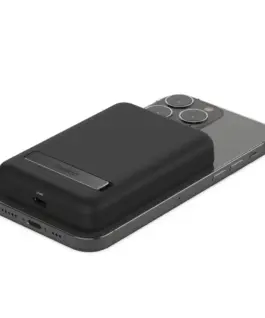 Belkin Magnetic Wireless външна батерия with stand черен