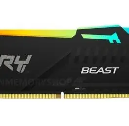 Kingston памет DDR5 Fury Beast черен RGB 16GB(1*16GB)/5600 CL36 EXPO