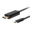 Lanberg кабел USB-C(M)->Displayport(M) 1.8M 4K 60HZ черен