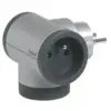 Legrand Rozg obrot 2xP+Z +USB AC-ALU