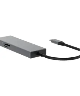 Alternative view of TB адаптер HUB USB C 7in1 - HDMI, USBx3, PD, SD/TF