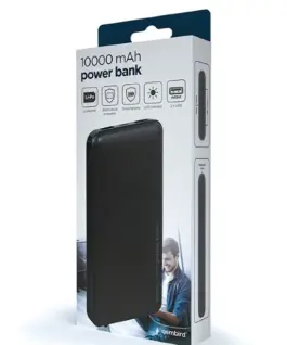 Gembird външна батерия 10 000 mAh черен