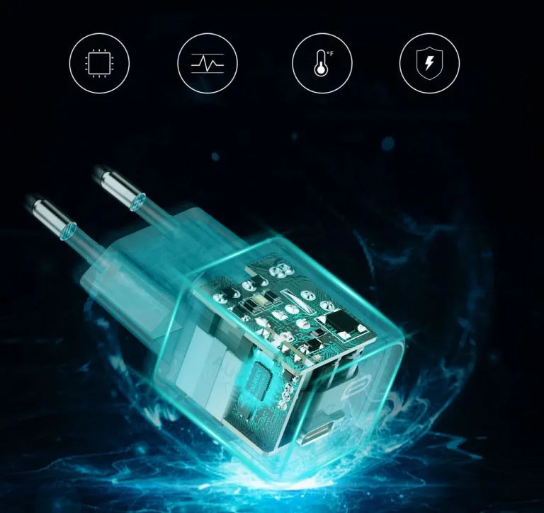 AUKEY мрежово зарядно 1xUSB-C PD 20W PA-B1 черен - Image 3