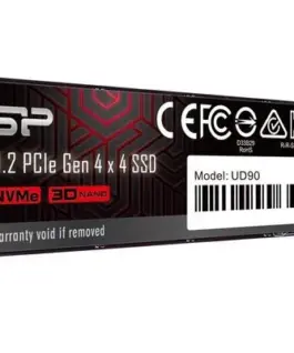 Alternative view of Silicon Power SSD UD90 500GB PCIe M.2 2280 NVMe Gen 4x4 5000/4800 MB/s