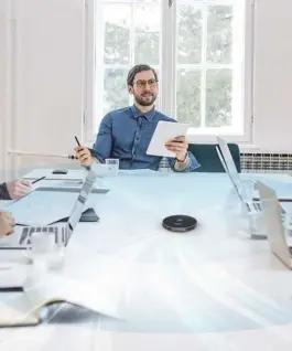 Alternative view of Yealink  VCM36 wireless conferenc e mic