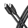 AXAGON AXAGON BUCM3-CM10AB кабел USB-C USB-C 3.2 Gen 1 1m PD 60W 3A ALU braid черен