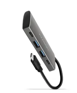 AXAGON Hub HMC-4G2 2x USB-A + 2x USB-C USB-C 3.2 Gen 2 10Gbps 13cm USB-C кабел
