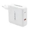 Qoltec Power зарядно GaN FAST 108W USB C бял