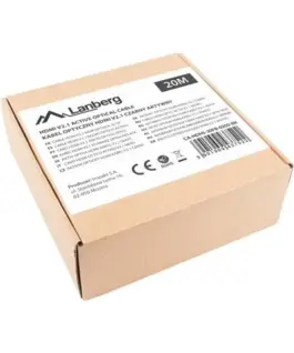 Alternative view of Lanberg кабел HDMI M/M v2.1 20M 8K черен optical AOC