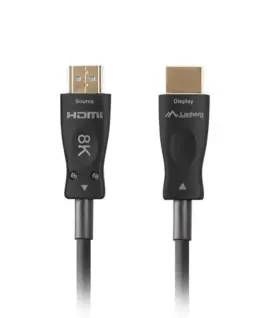 Alternative view of Lanberg кабел HDMI M/M v2.1 30M 8K черен optical OAC