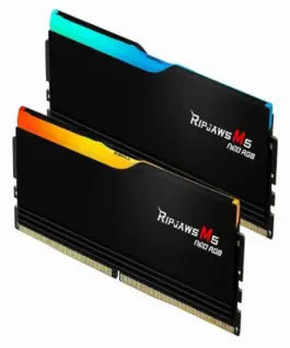 Памет за компютър G.SKILL Ripjaws M5 Neo RGB Black 32GB(2x16GB) DDR5-6000