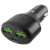 Natec зарядно за кола 2x USB 1x USB-C QC 3.0