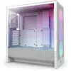 Кутия за компютър NZXT H5 Flow RGB 2024 White Mid-Tower