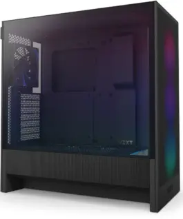 Кутия за компютър NZXT H5 Flow RGB 2024 Black Mid-Tower