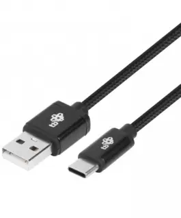 TB USB - USB C 3 m. кабел tape черен