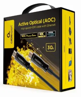 Alternative view of Gembird кабел AOC High Speed HDMI with ethernet premium 30 m