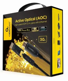 Alternative view of Gembird кабел AOC High Speed HDMI with ethernet 30 m with адаптер D/A