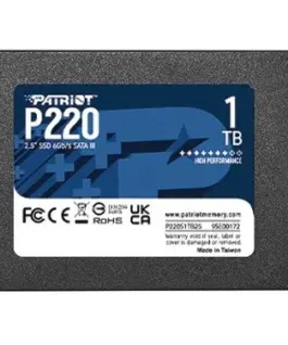 Patriot SSD 1TB P220 550/500 MB/s SATA 3 2.5 inches
