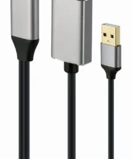 Alternative view of Gembird адаптер HDMI to DP 4K 60Hz USB-A poweчервен