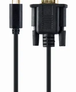 Gembird кабел USB-C to VGA male 1920x1080 60Hz