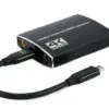 Gembird адаптер USB-C do 2xHDMI 4Kx2K audio