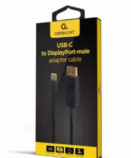 Alternative view of Gembird кабел USB-C for DisplayPort 4K 60Hz 2m