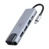 Gembird адаптер USB-C 5in1 PD HDMI USB 3.1 USB 2.0 LAN