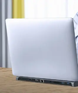 Alternative view of Gembird Hub USB-C PD GbE VGA HDMI 3xUSB 3.1 card