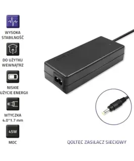 Qoltec захранващ блок for Lenovo 45W | 20V | 2.25 | 4.0 * 1.7 | + Power