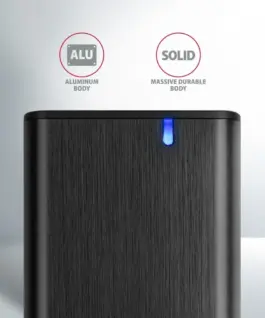 AXAGON ALU box EEM2-SBC USB-C 3.2 Gen 2 – M.2 SATA SSD 30-80mm