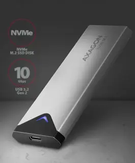 Alternative view of Чекмедже за диск AXAGON EEM2-UG2 USB-C 3.1 Gen 2 - M.2 NVMe SSD 42-80mm box