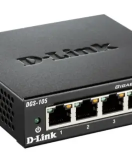 Alternative view of D-Link Switch DGS-105 5-port 10/100/1000