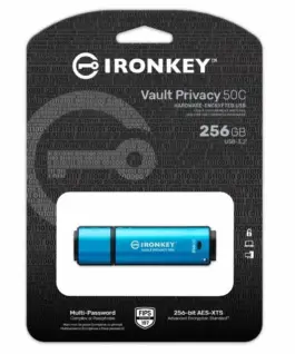 Alternative view of Kingston Pendrive 256GB IronKey Vault Privacy 50C AES-256 FIPS-197
