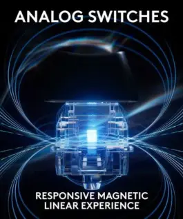 Alternative view of Геймърска механична клавиатура Logitech G Pro X RAPID TKL, Magnetic Analog Switch, Черен