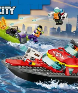 Alternative view of LEGO LEGO City 60373 Fire Rescue Boat