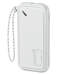 USAMS външна батерия PB56 10000mAh 2xUSB бял