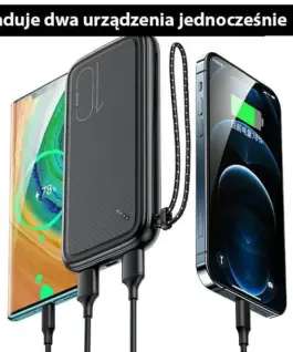 USAMS външна батерия PB56 10000mAh 2xUSB зелен