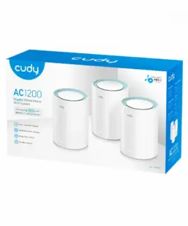 Alternative view of Cudy System WiFi Mesh M1300 (3-Pack) AC1200