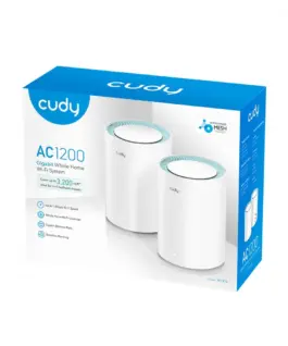 Alternative view of Cudy System WiFi Mesh M1300 (2-Pack) AC1200