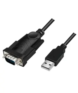 LogiLink USB адаптер to DB9 port черен 1.5m