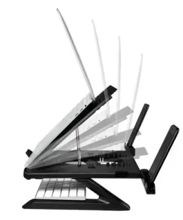 LogiLink Лаптоп stand with smartphone holders