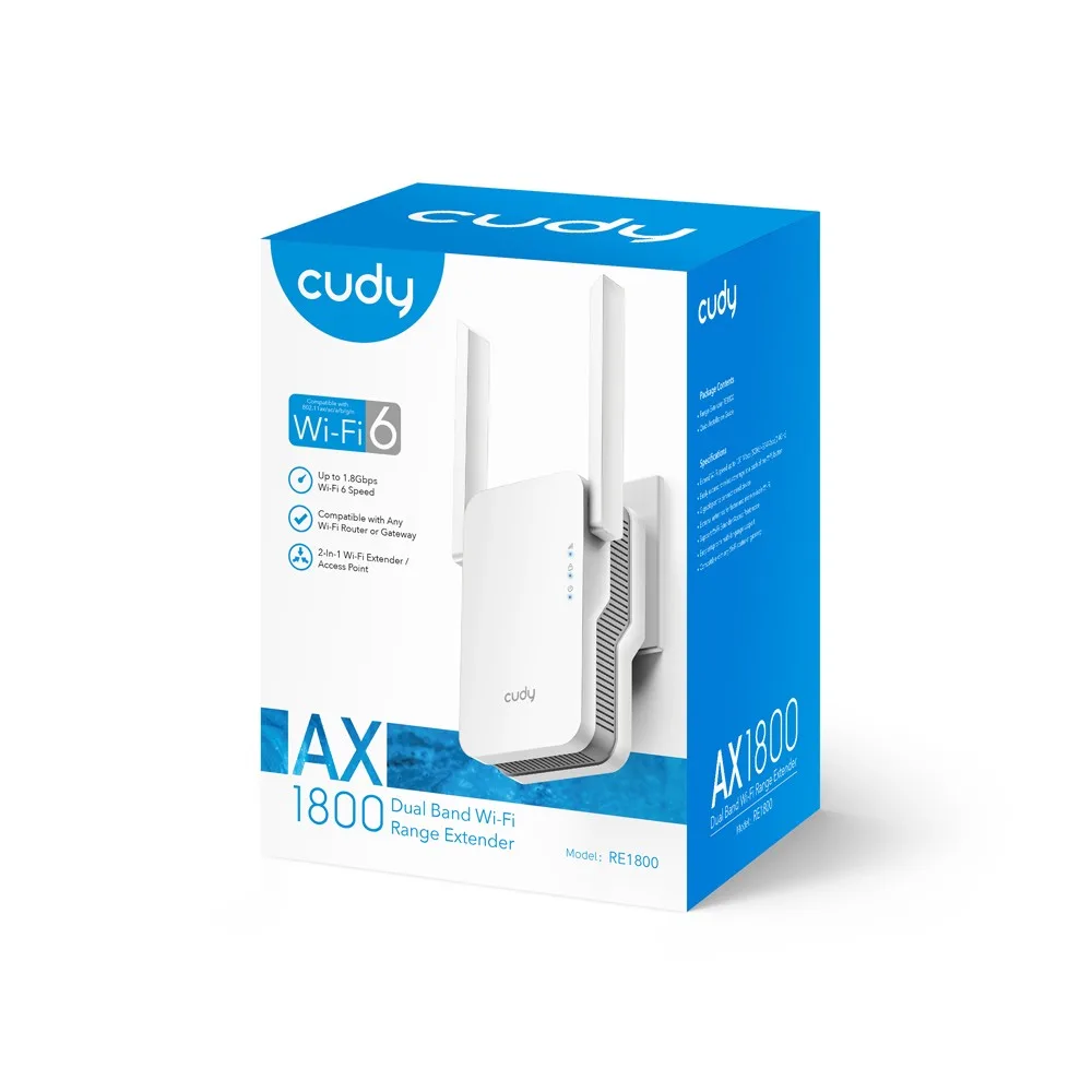 Cudy Repeater WiFi RE1800 Mesh AX1800 - Image 3