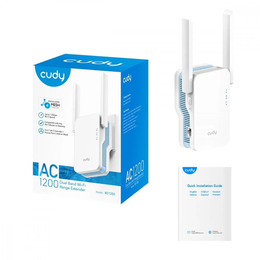 Cudy Repeater WiFi RE1200 Mesh AC1200 - Image 4
