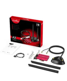 Cudy Network адаптер WE4000 WiFi AX5400 PCI-E