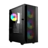 Gembird Компютър Case Midi Tower Fornax 4000 ARGB черен