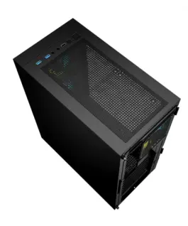 Gembird Компютър Case Midi Tower Fornax 4000 ARGB черен