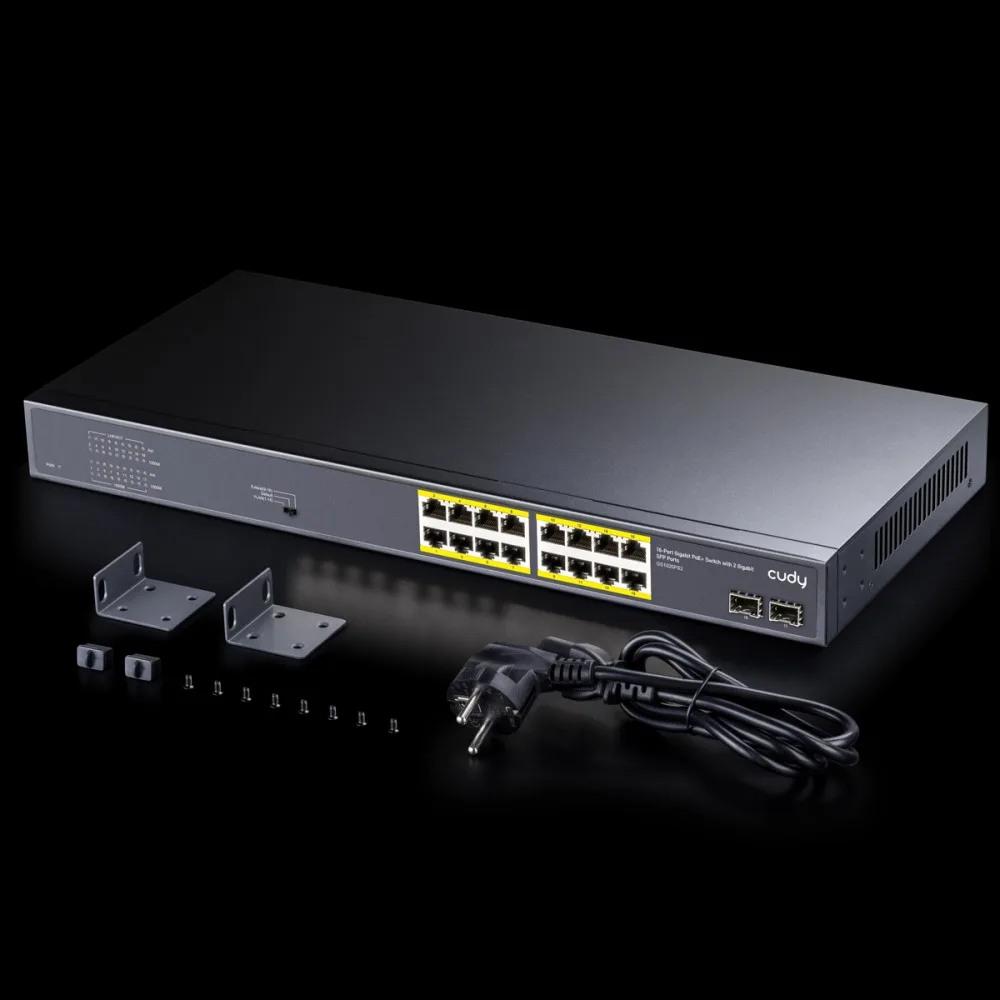 Cudy Switch GS1020PS2 16xGE PoE+ 200W 2xSFP - Image 3