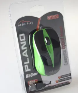 Alternative view of Media-Tech Wiчервен Optical мишка 800dpi черен & зелен MT1091G