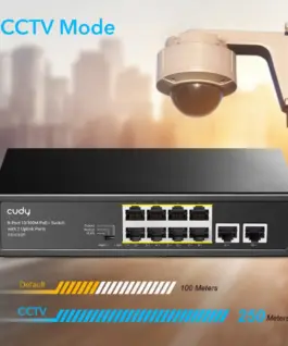 Cudy Switch FS1010P 8xFE PoE+ 120W